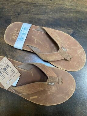 Reef Voyage LE Flip Flops leather